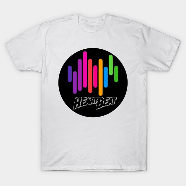 HeartBeat Music T-Shirt by VM04